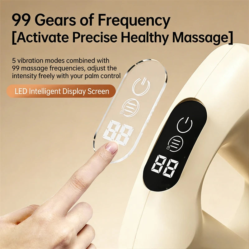 Electric Body Fascia Ring Fitness Massage Ring Vibration Body Shaping Massager Abdomen Belly Waist Deep Tissue Massage Device